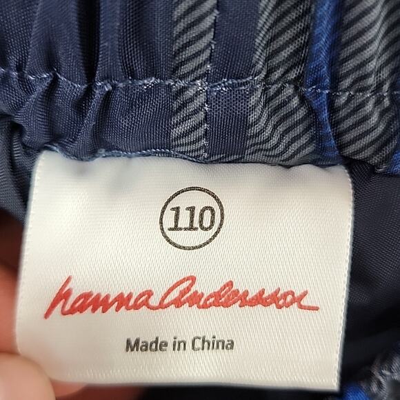 Hanna Andersson Blue Plaid Snow Ski Pants Kids 5 - Picture 10 of 14